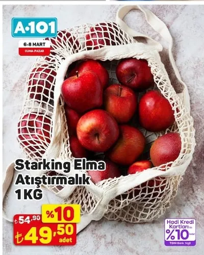 A101 Starking Elma Atıştırmalık 1Kg