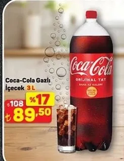 Coca-Cola Gazlı İçecek 3 L
