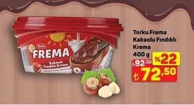 Torku Frema Kakaolu Fındıklı Krema 400 G