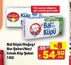 Bal Küpü/Doğuş/Bor Şeker/Nar/ Irmak Küp Şeker 1 Kg