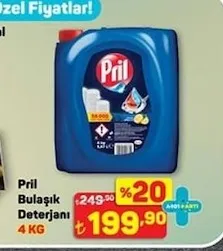 Pril Bulaşık Deterjanı 4 Kg