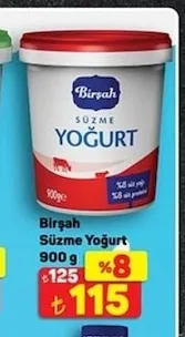Birşah Süzme Yoğurt 900 G