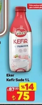 Eker Kefir Sade 1 L