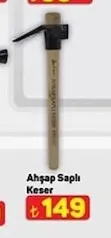 Ahşap Saplı Keser