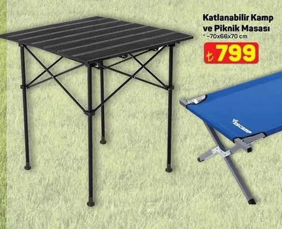Katlanabilir Kamp Ve Piknik Masası