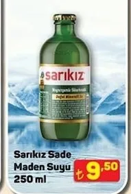 Sarıkız Sade Maden Suyu 250 Ml