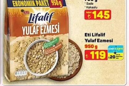 Eti Lifalif Yulaf Ezmesi 950 G