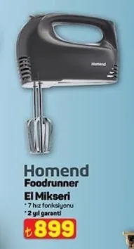 Homend Foodrunner El Mikseri