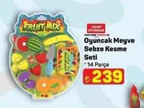 Oyuncak Meyve Sebze Kesme Seti