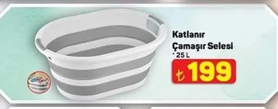 Katlanır Çamaşır Sepeti