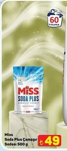 Miss Soda Plus Çamaşır Sodası 500 G