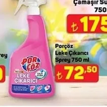 Porçöz Leke Çıkarıcı Sprey 750 Ml