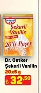 Dr. Oetker Şekerli Vanilin 20X5 G