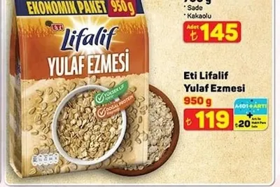 Eti Lifalif Yulaf Ezmesi 950 G