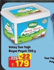 Sütaş Tam Yağlı Beyaz Peynir 700 G