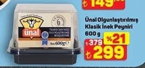 Ünal Olgunlaştırılmış Klasik İnek Peyniri 600 G