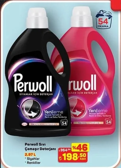 Perwoll Sıvı Çamaşır Deterjanı 2.97 L
