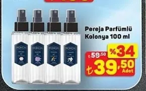 Pereja Parfümlü Kolonya 100 Ml