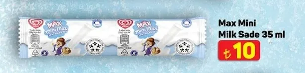 Max Mini Milk Sade 35 Ml