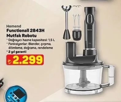Homend Functionall 2843H Mutfak Robotu