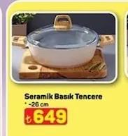 Seramik Basık Tencere