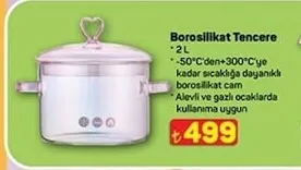 Borosilikat Tencere