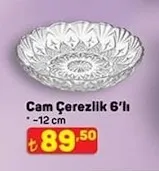 Cam Çerezlik 6'Lı ~12 Cm