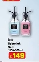 İkili Sabunluk Seti 500+500 Ml