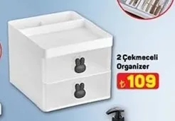 2 Çekmeceli Organizer