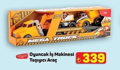 Molmo Oyuncak İş Makinesi Taşıyıcı Araç