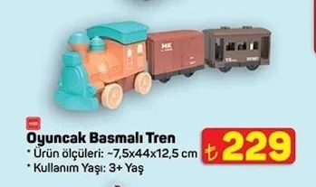 Oyuncak Basmalı Tren