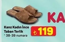Kanz Kadın İnce Taban Terlik