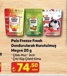 Pols Freeze Fresh Dondurularak Kurutulmuş Meyve 20 G