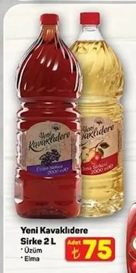 Yeni Kavaklıdere Sirke 2 L
