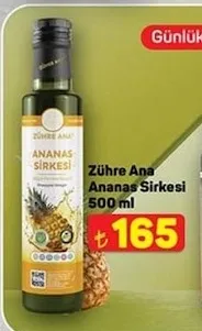 Zühre Ana Ananas Sirkesi 500 Ml