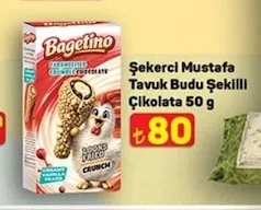 Şekerci Mustafa Tavuk Budu Şekilli Çikolata 50 G