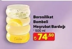 Borosilikat Bombeli Mesrubat Bardagi