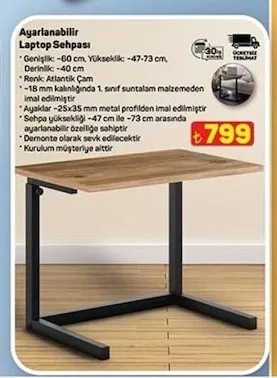 Ayarlanabilir Laptop Sehpası