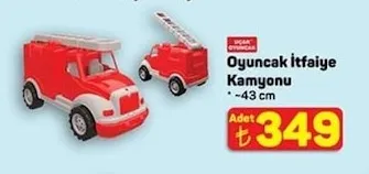 Uçar Oyuncak İtfaiye Kamyonu 43 Cm