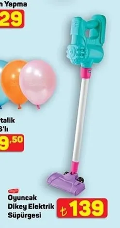 Oyuncak Dikey Elektrik Süpürgesi