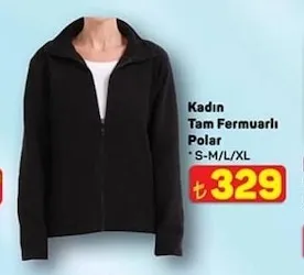 Kadın Tam Fermuarlı Polar