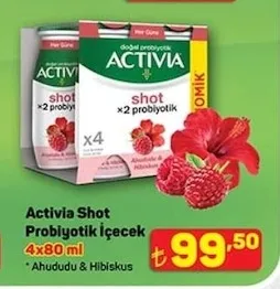 Activia Shot Probiyotik İçecek 4X80 Ml