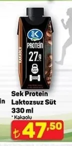 Sek Protein Laktozsuz Süt 330 Ml