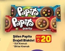Şölen Papita Drajeli Bisküvi