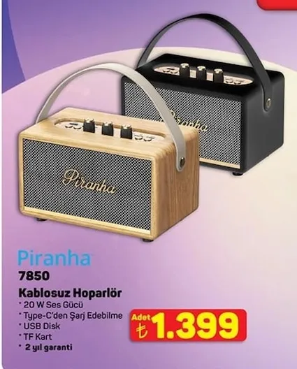 Piranha 7850 Kablosuz Hoparlör