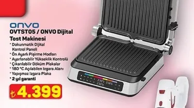 Onvo Ovst05 / Onvo Dijital Tost Makinesi