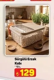 Sürgülü Erzak Kabı