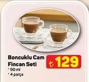 Boncuklu Cam Fincan Seti 90 Ml