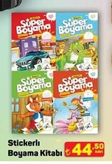 Stickerlı Boyama Kitabı