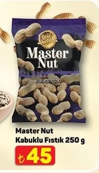 Master Nut Kabuklu Fıstık 250 G